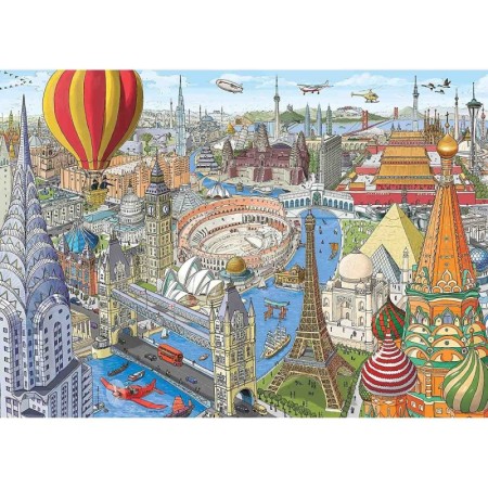 Puzzle Ocolul Pamantului In 80 De Zile, 1000 Piese Ravensburger - 1